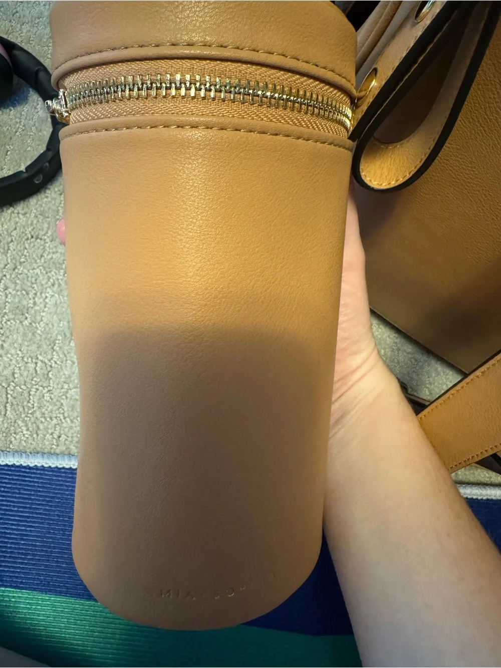 Mia + Sophia The Sophia Diaper Bag in brown